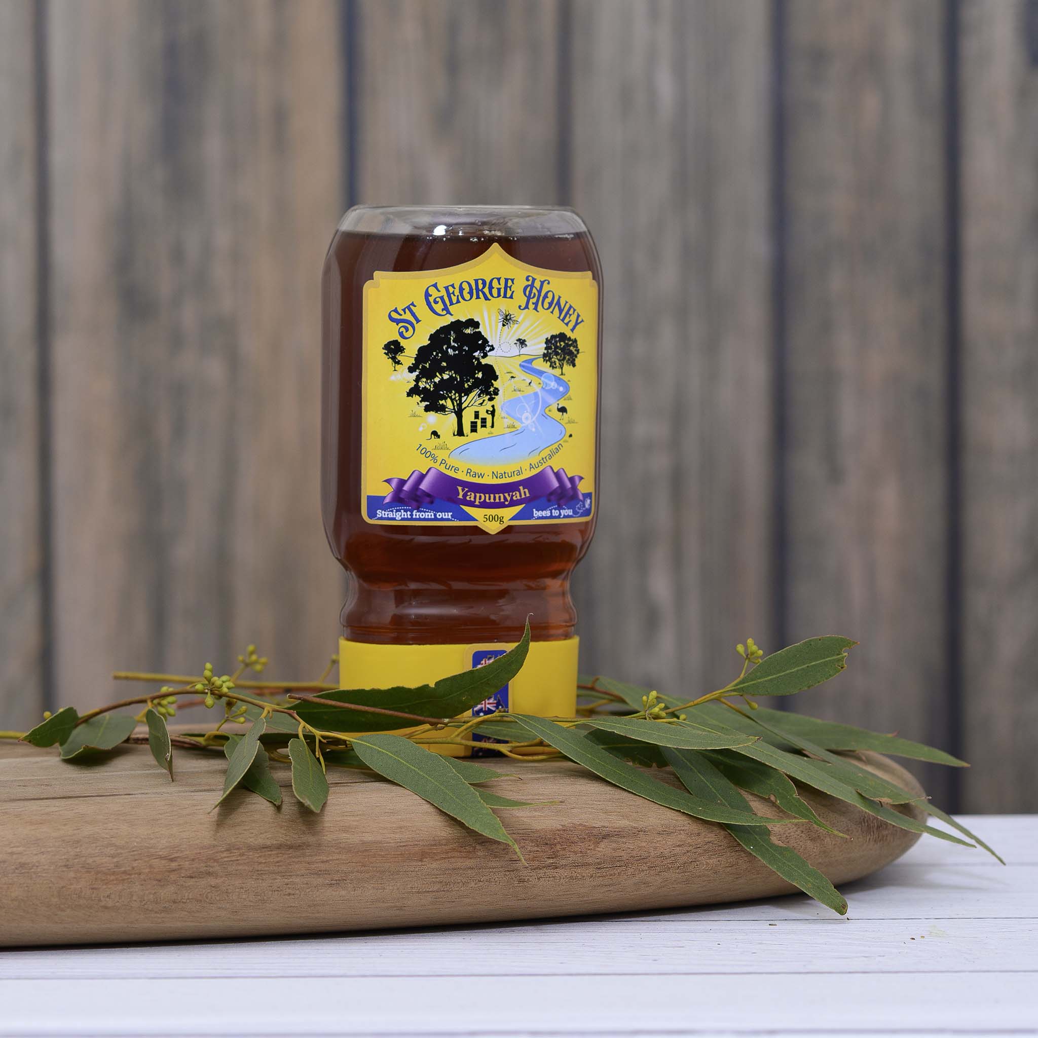 George Ruan Honey Yapunyah 500g Squeeze Bundles - Raw Australian Honey – St George Honey